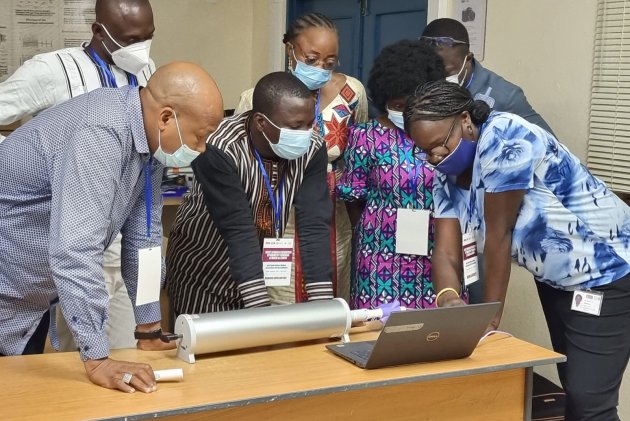 Participants at a research training in The Gambia, West Africa. Photo credit: Mamud Joof, Communications Department, MRC Unit The Gambia. 