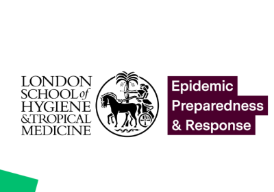 Branded graphic with LSHTM Centre for Epidemic Preparedness & Responses logo