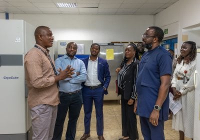 Africa CDC visits MRC Unit The Gambia at LSHTM