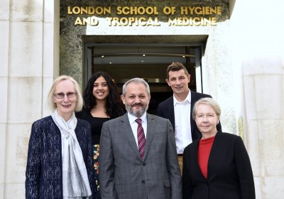image of lshtm staff and minister of health afghanistan