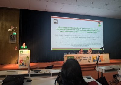 Maryke presenting at the ESPID conference