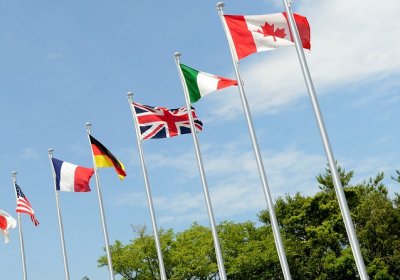 Flags of G7 nations