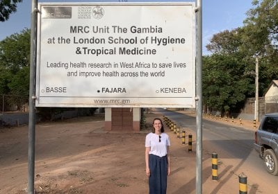 Amy in The Gambia