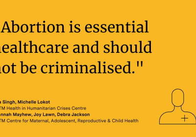 Abortion is essential healthcare and should not be criminalised.
