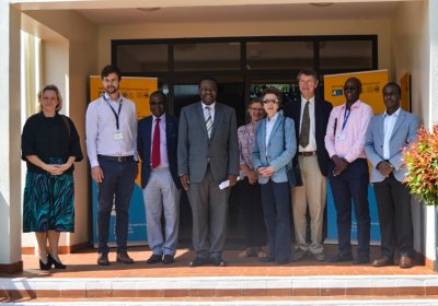 The Princess Royal visits the LSHTM Uganda Research Unit