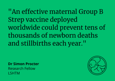 Simon Procter comments on research into maternal Strep B vaccination