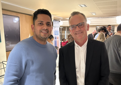Ankit Raj & LSHTM Director Liam Smeeth