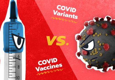 COVID-19 Vaccines vs Variants. Credit: LSHTM VCP, YouTube, Klick Health