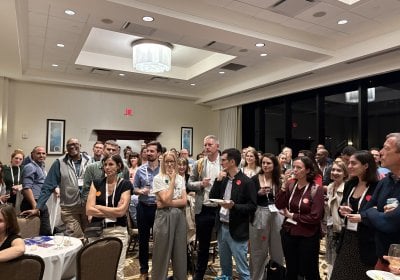 Photo of ASTMH reception in News Orleans in November 2024