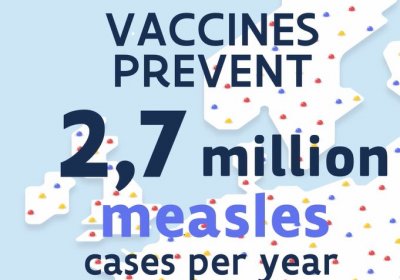 Caption: measles vaccine graphic. Credit European Commission