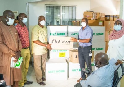 MRCG at LSHTM donates medical equipment worth over D5 Million to COVID-19 Treatment Centre