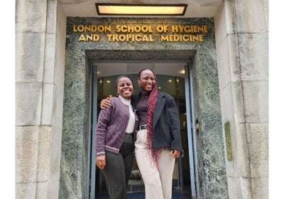 LSHTM Fund Scholars Therese and Benedicta