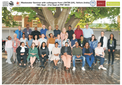 The workshop attendees of the wastewater surveillance workshop in South Africa