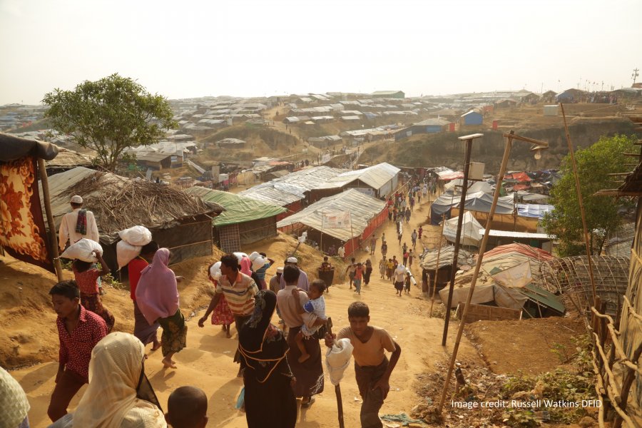 Rohingya village 