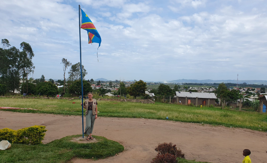Sarah Haeckel in the Democratic Republic of the Congo