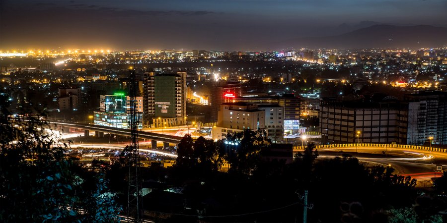Addis Ababa evening pic