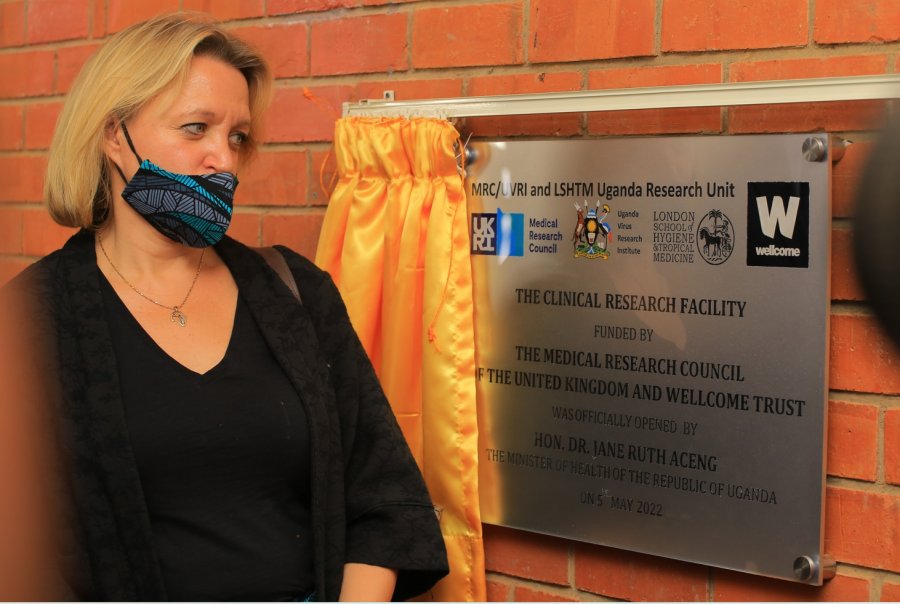 Her Excellency Kate Airey OBE, the British High Commissioner to Uganda at the Launch of the Clinical Research Facility