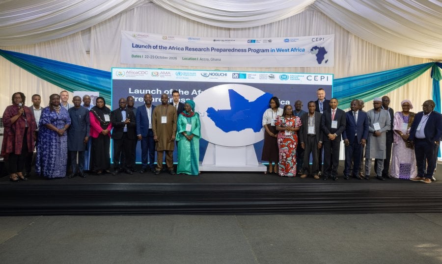 Group photo of the launch of the West Africa’s preparedness for epidemic preparedness