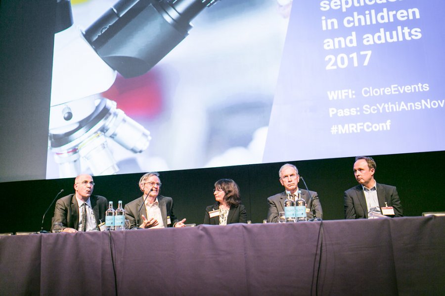 Prof Sir Brian Greenwood speaking at international meningitis conference in 2017. Credit: Meningitis Research Foundation