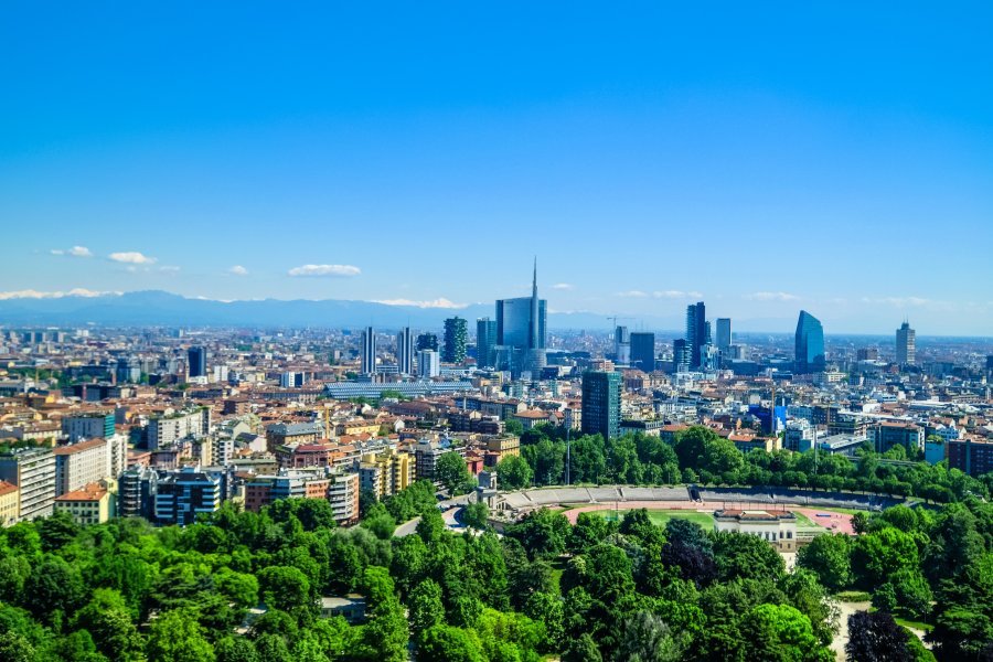 Milan City view