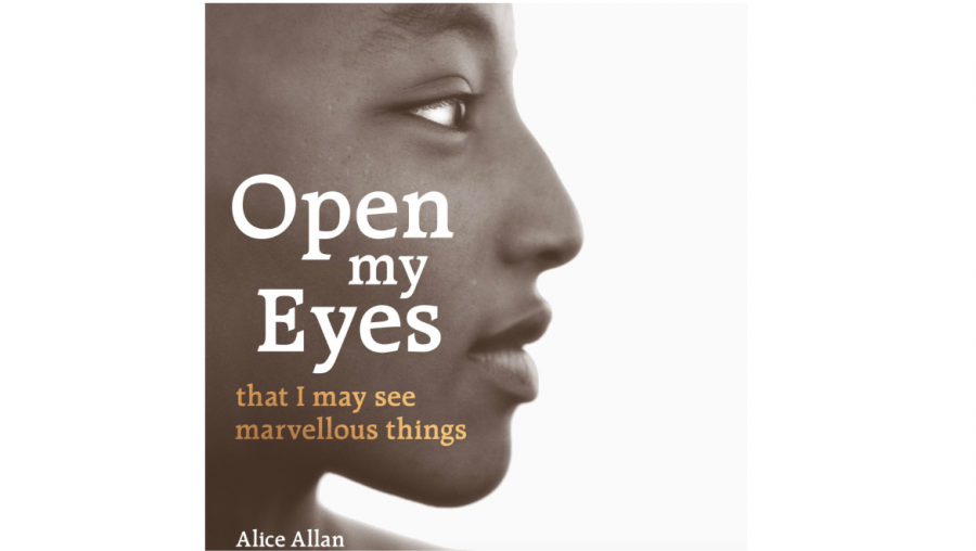 Open my eyes by Alice Allan - book cover