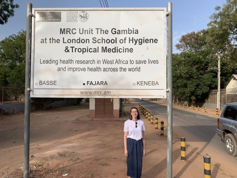 Amy in The Gambia
