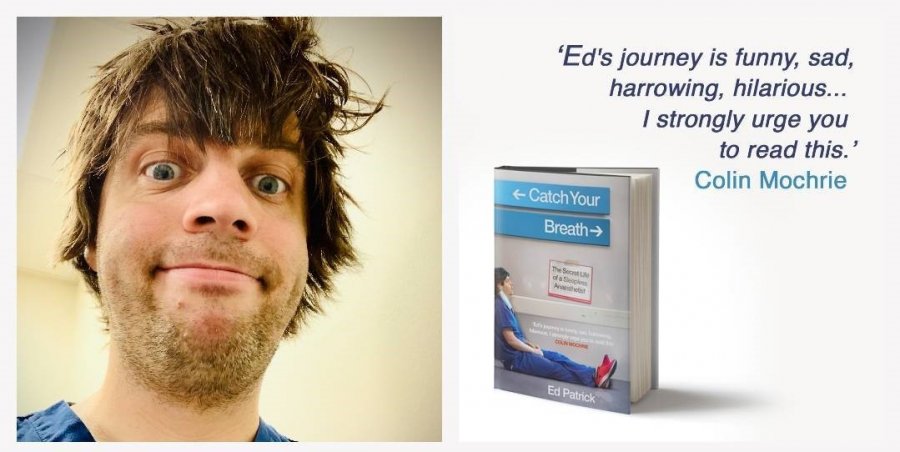 Ed Partick and book cover
