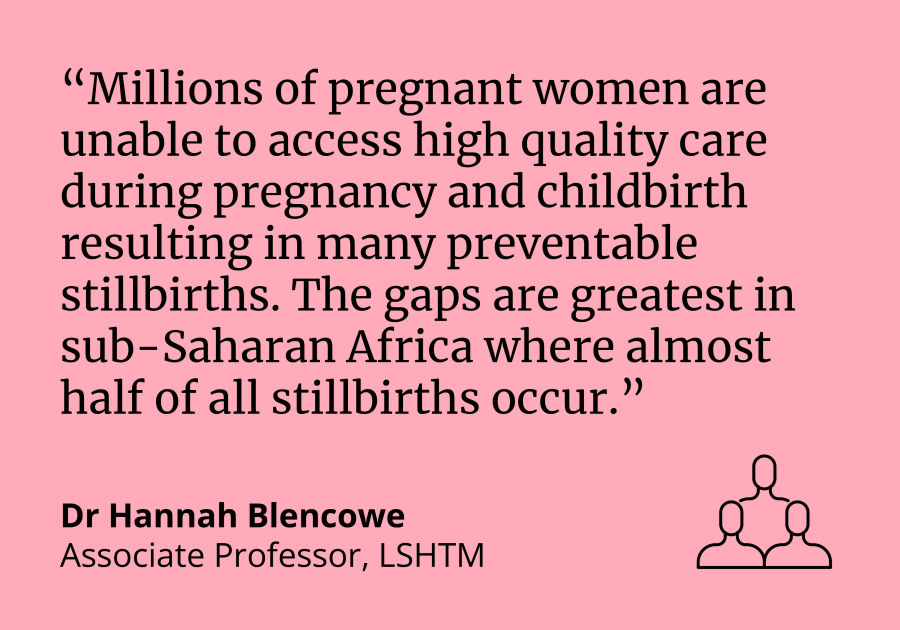 Dr Hannah Blencowe said, "Millions of pregnant women are unable to access high quality care during pregnancy and childbirth resulting in many preventable stillbirths."