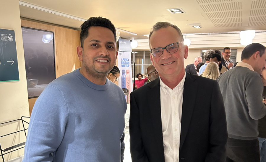 Ankit Raj & LSHTM Director Liam Smeeth