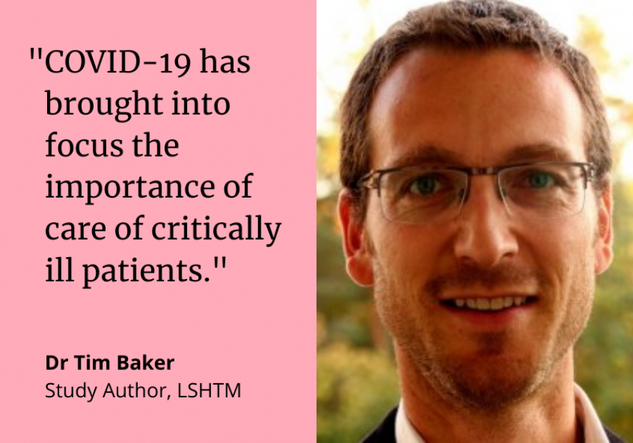 Dr Tim Baker: "COVID-19 has brought into focus the importance of care of critically ill patients."