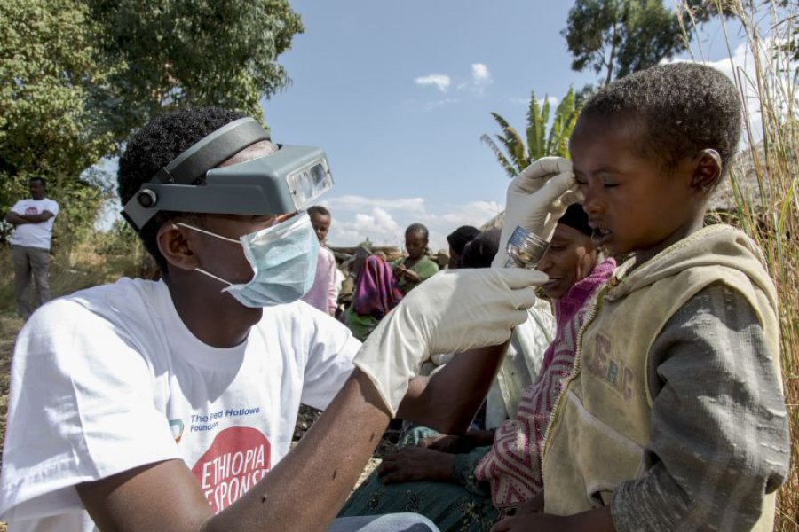 Caption: Emergency Trachoma Hospital in Ethiopia. Credit: Fred Hollows Foundation