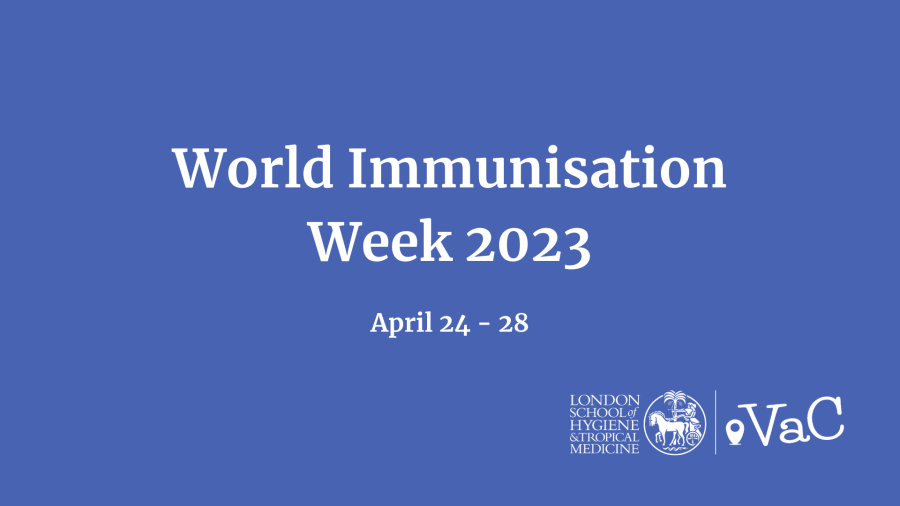 World Immunisation Week 2023 text