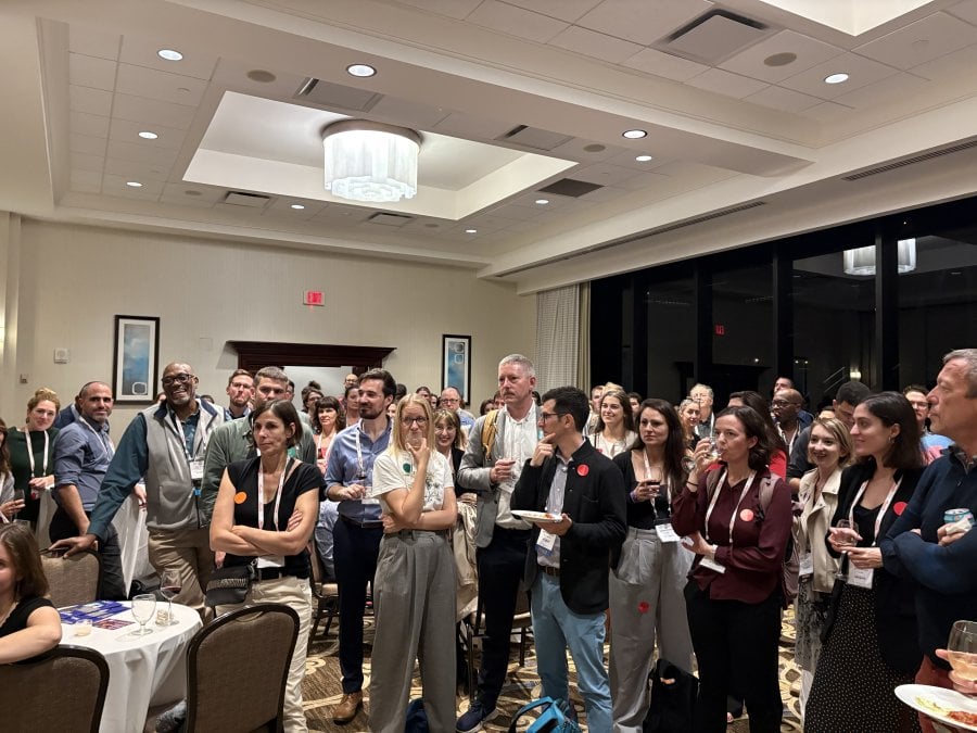 Photo of ASTMH reception in News Orleans in November 2024
