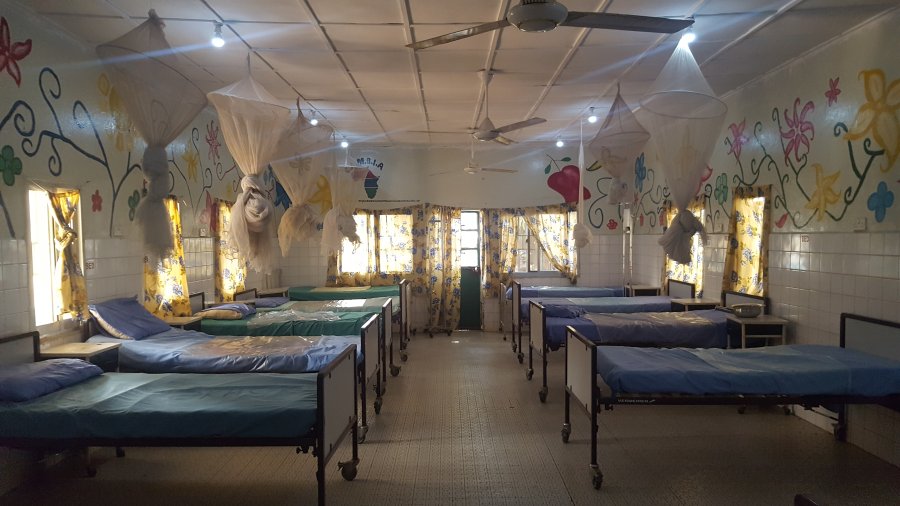 A hospital ward in The Gambia (Credit: The Soapbox Collaborative)