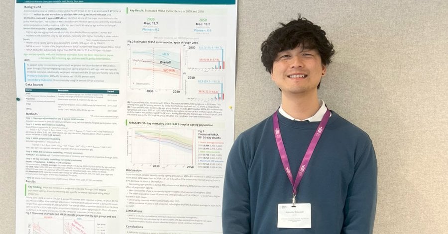 Dr Hidenobu Matsuzaki attending  the Antimicrobial Resistance – Genomes, Big Data and Emerging Technologies