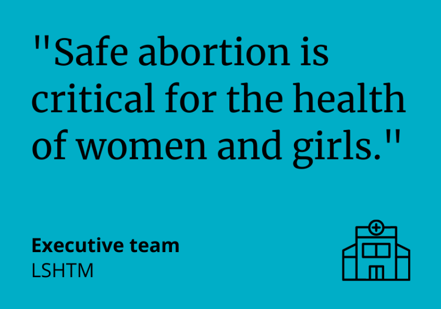 Safe abortion is critical for the health of women and girls - statement on Roe v Wade