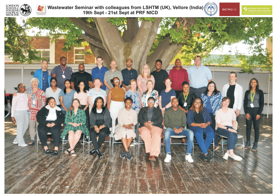 The workshop attendees of the wastewater surveillance workshop in South Africa
