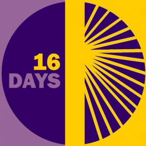 16 Days of Activism Against Gender-Based Violence logo 
