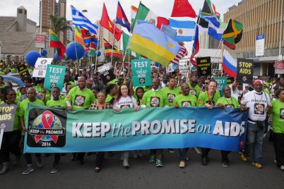 HIV march