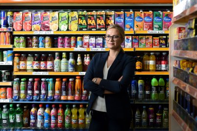 Dr Laura Cornelsen conducts research on food choices and sugar tax at LSHTM. Image credit: Christian Sinibaldi