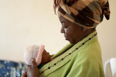 Mother and baby in Tanzania
