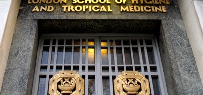 Gates to the entrance of LSHTM