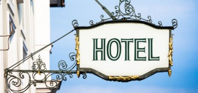 hotel sign