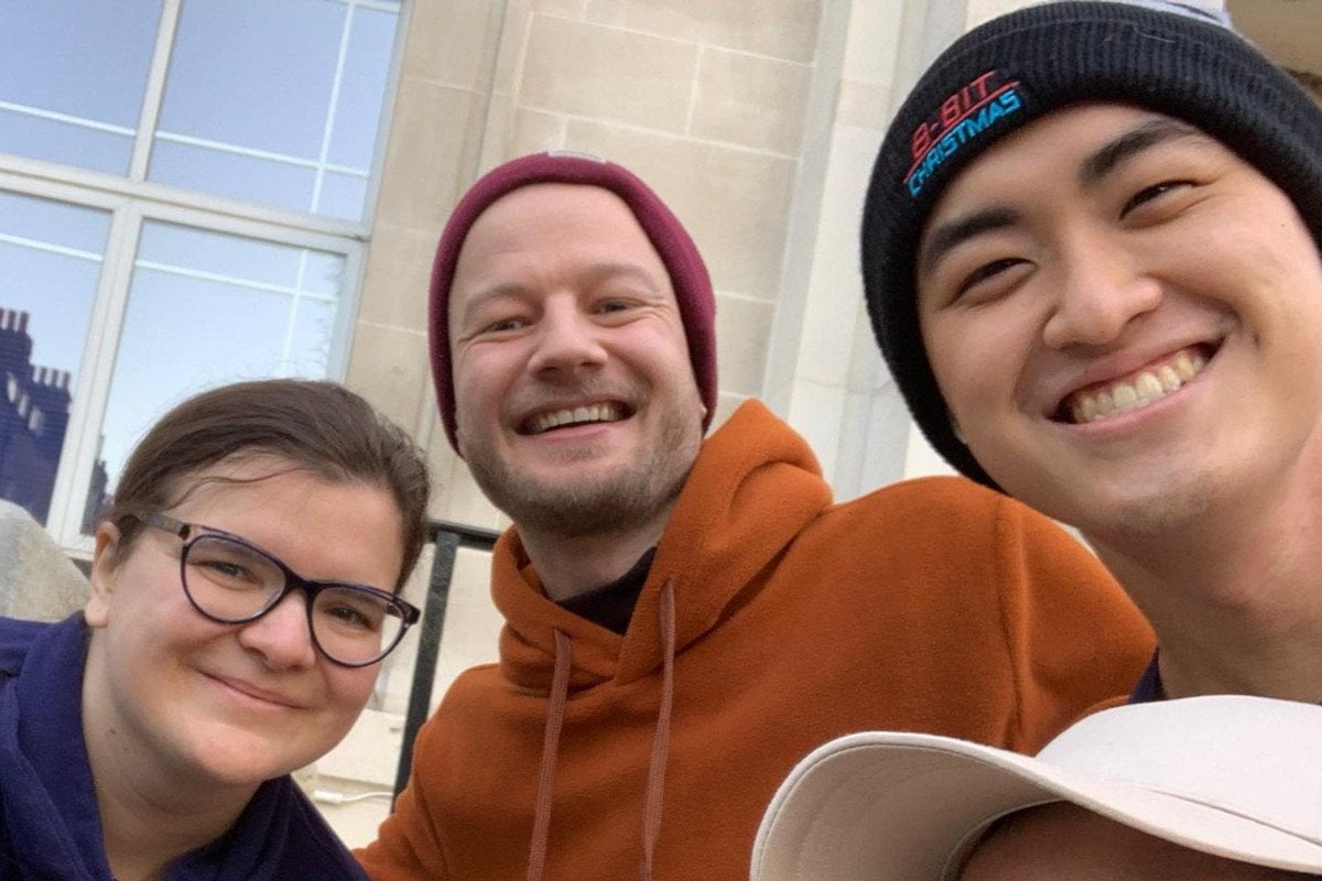 Camille Le Baron, Koen Verbeke, Christopher Wong, Gassani Amalia, LSHTM runners
