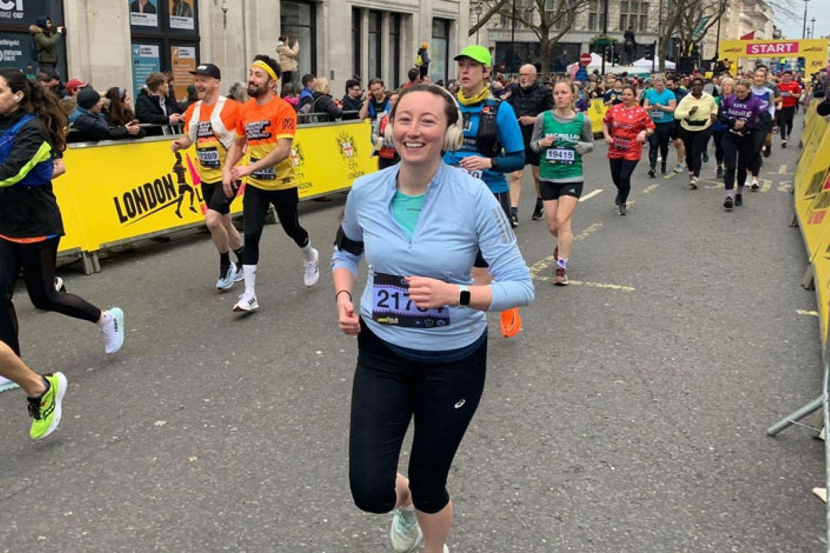 Ciara Judge during London Half Marathon