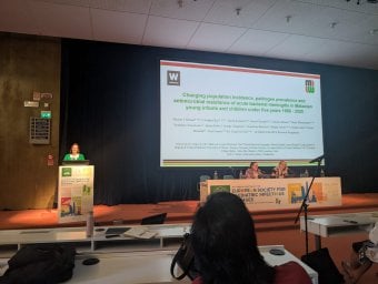 Maryke presenting at the ESPID conference