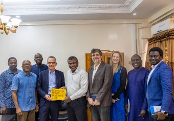 Professional Group Photograph: MRCG and LHSTM Board Meeting with the Ministry of Health of The Gambia.