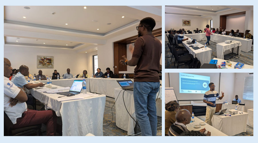 TIYENI Dx team members presenting at the MLW CEIG meeting