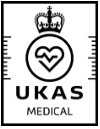 UKAS Medical logo - white