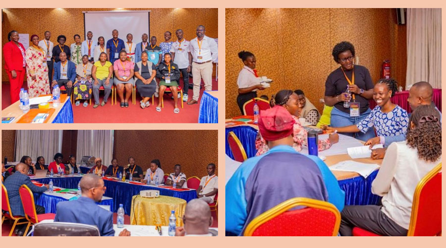 USHS CEIG members in discussion groups at the first TIYENI Dx CEIG meeting in Uganda